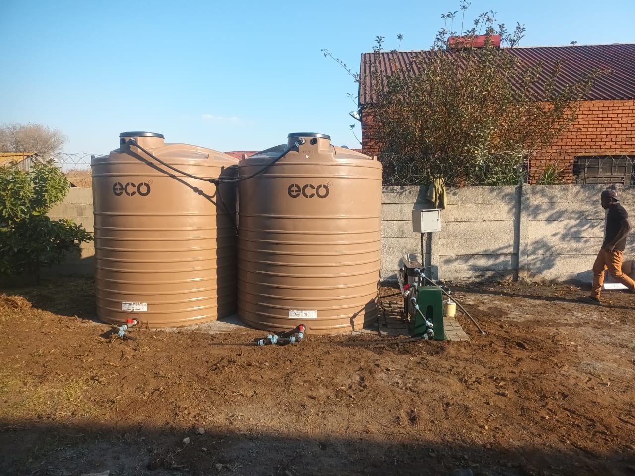 JoJo Water Tank, Pressure Pump & Water Filter Installation JHB